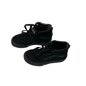 NWB! Vans Boys K Sk8-Hi Zip Active Black, 12 M US Little Kid